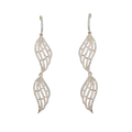 Arcane Leafy Envoice | Rose Rhapsody | Premium CZ Crystal Earrings
