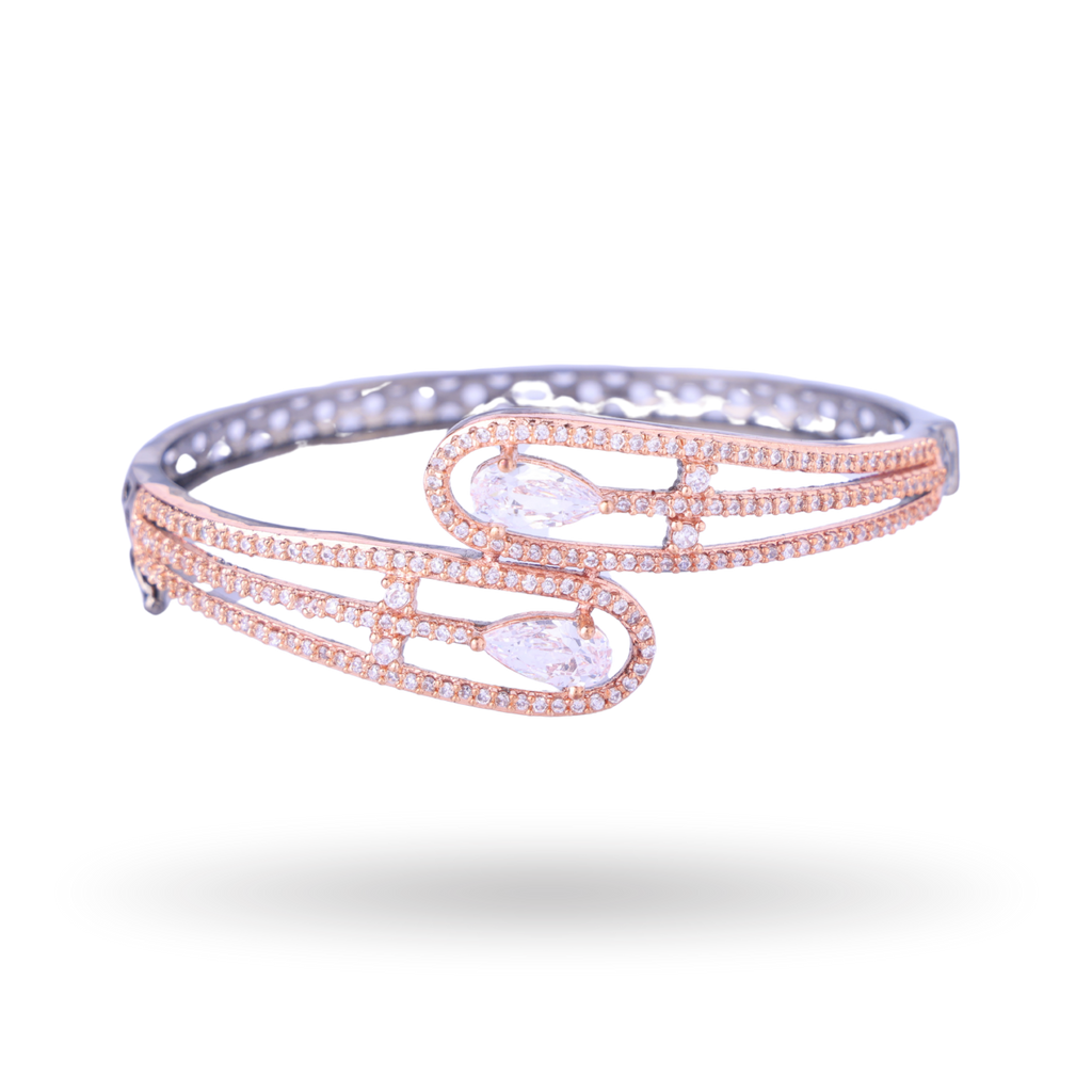 Aristara | White | Luxury CZ Crystal Bracelet