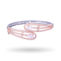 Aristara | White | Luxury CZ Crystal Bracelet