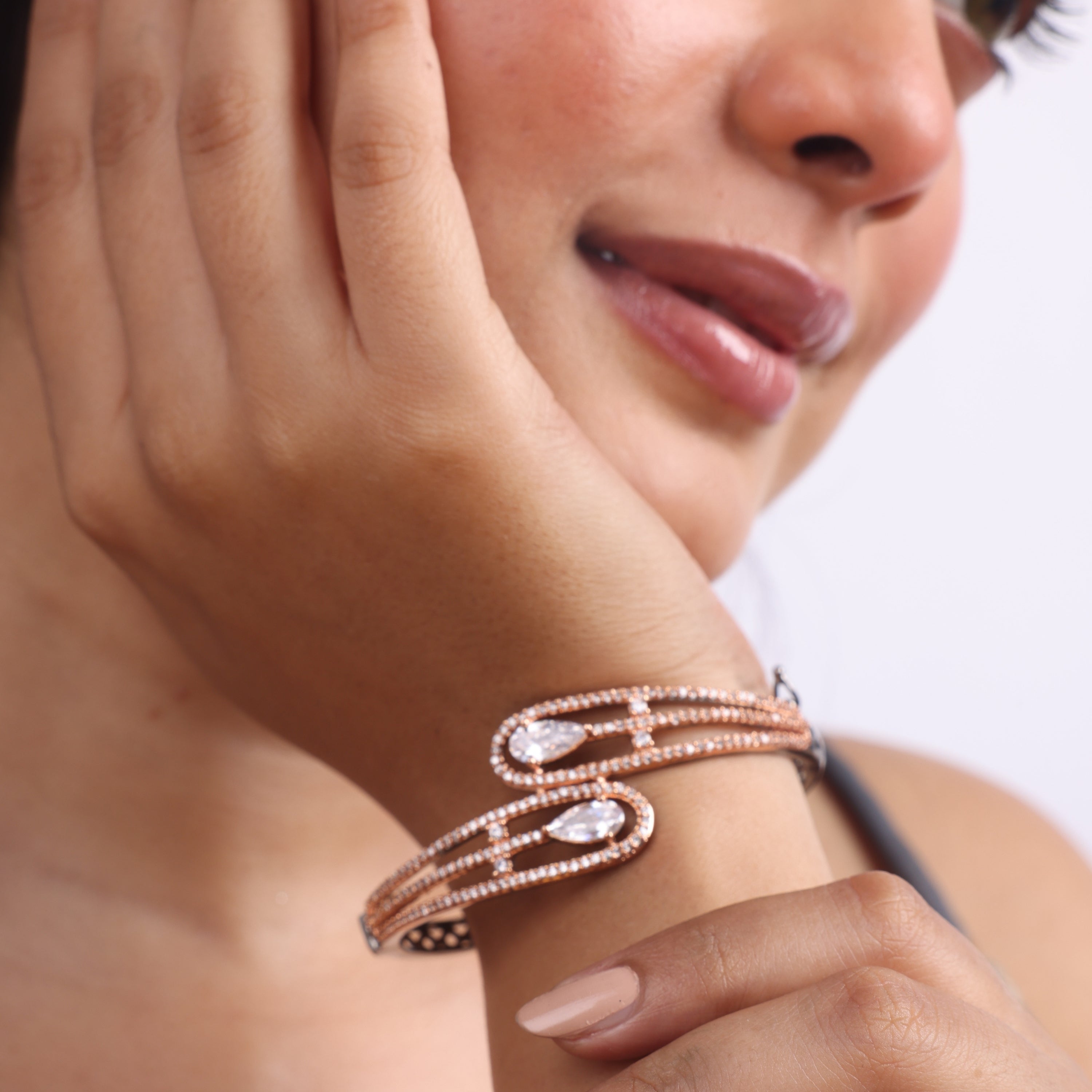 Aristara | Luxury CZ Crystal Bracelet