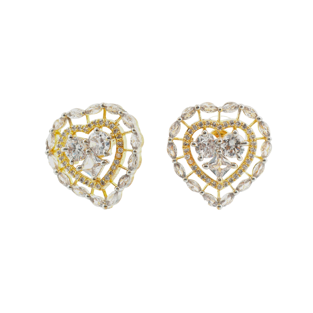 Astral Heart | Premium CZ Crystal Earring