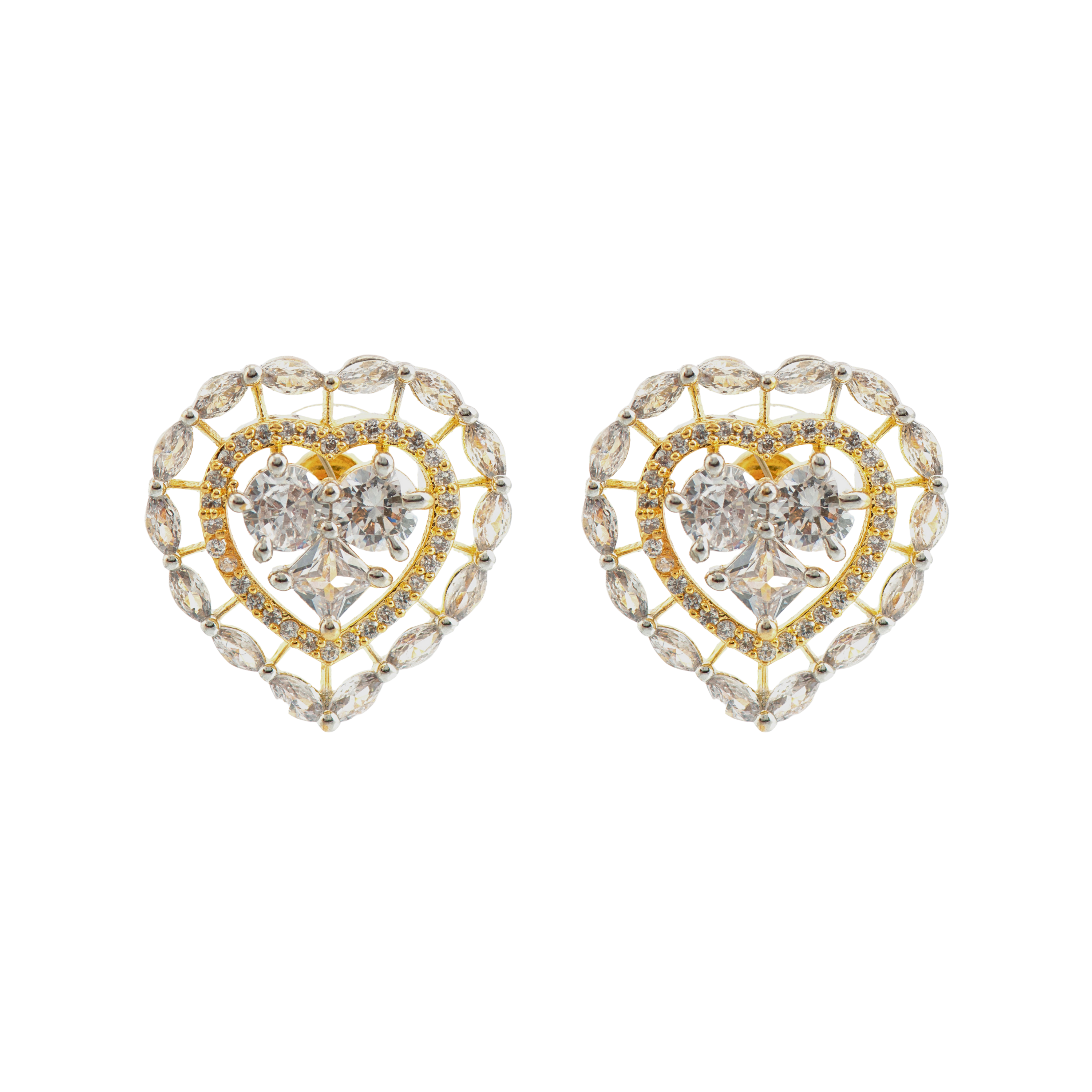 Astral Heart | Premium CZ Crystal Earring