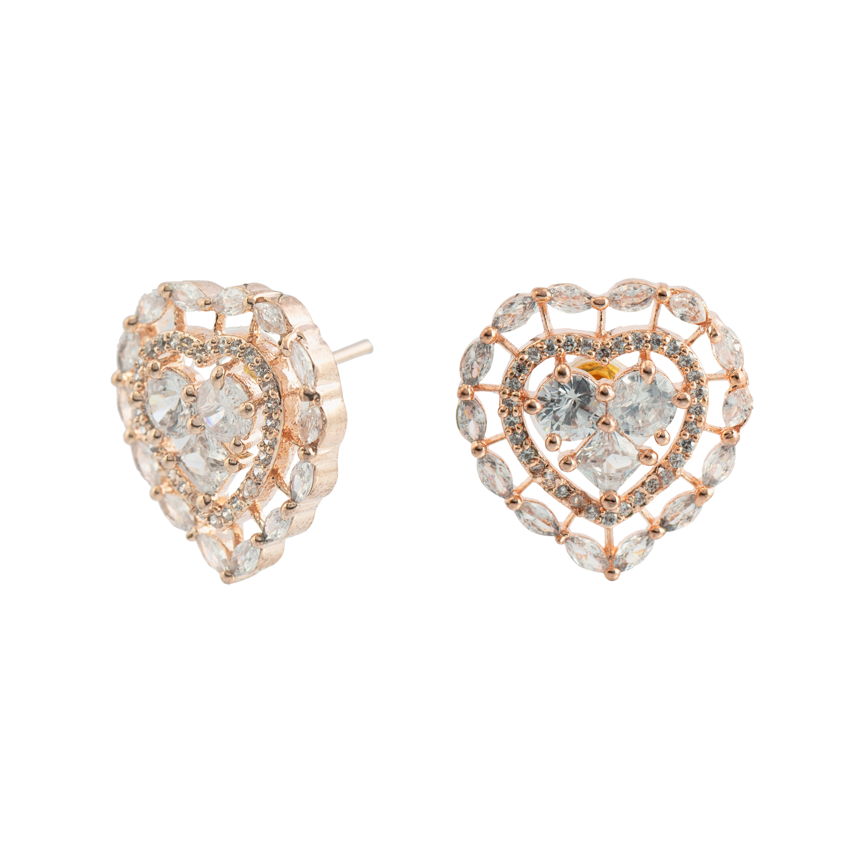 Astral Heart | Premium CZ Crystal Earring