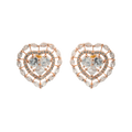 Astral Heart | Rose Rhapsody | Premium CZ Crystal Earring