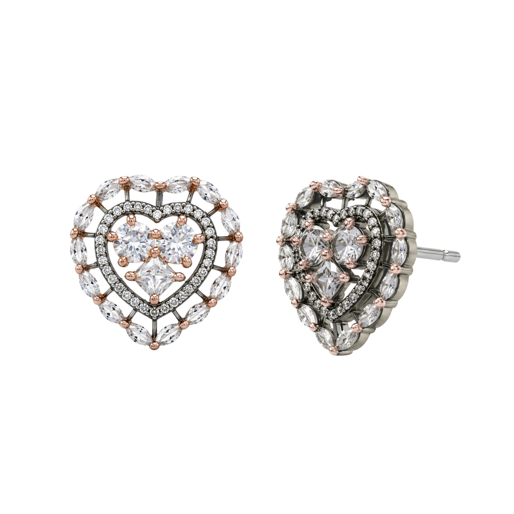 Astral Heart | Noire | Premium CZ Crystal Earring