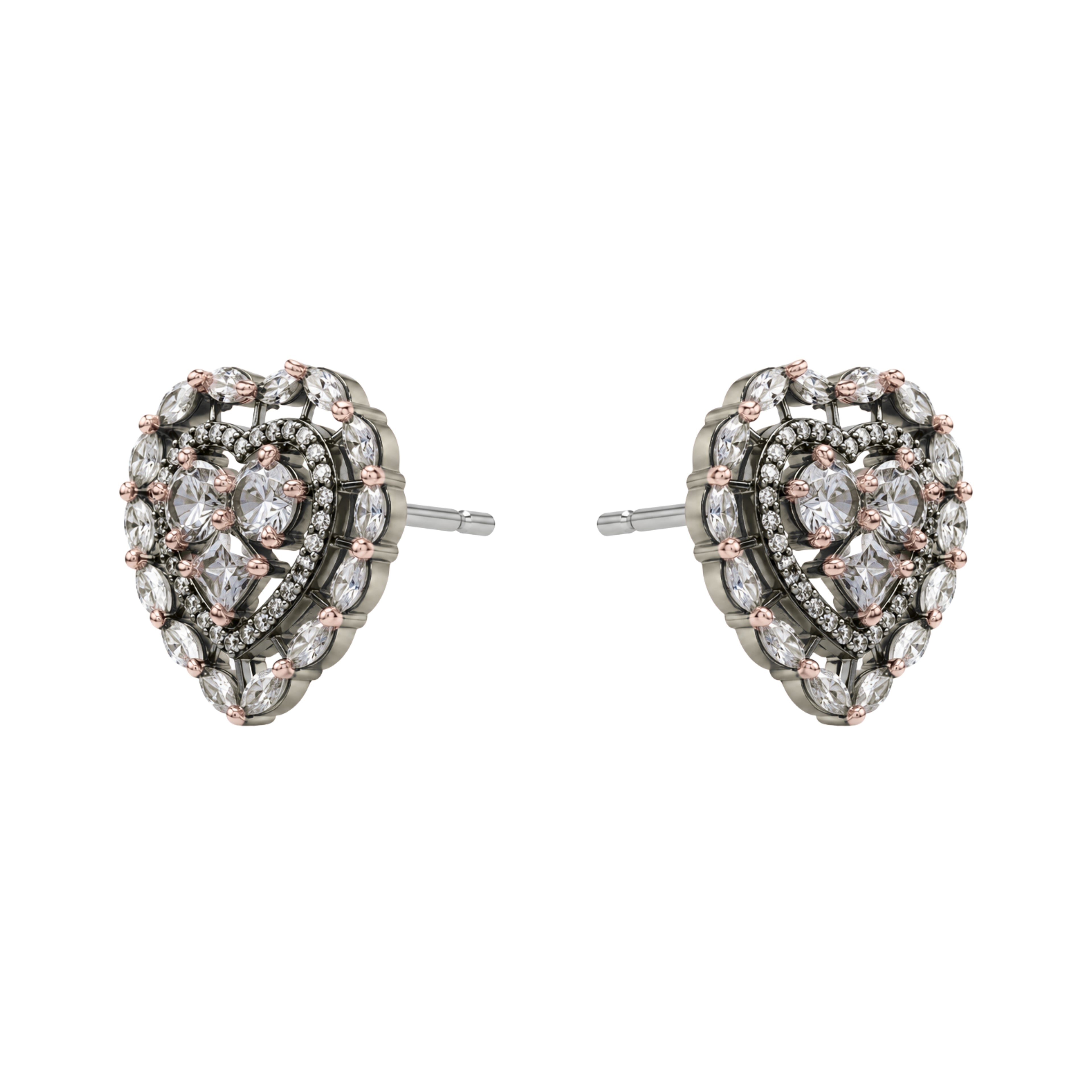 Astral Heart | Noire | Premium CZ Crystal Earring