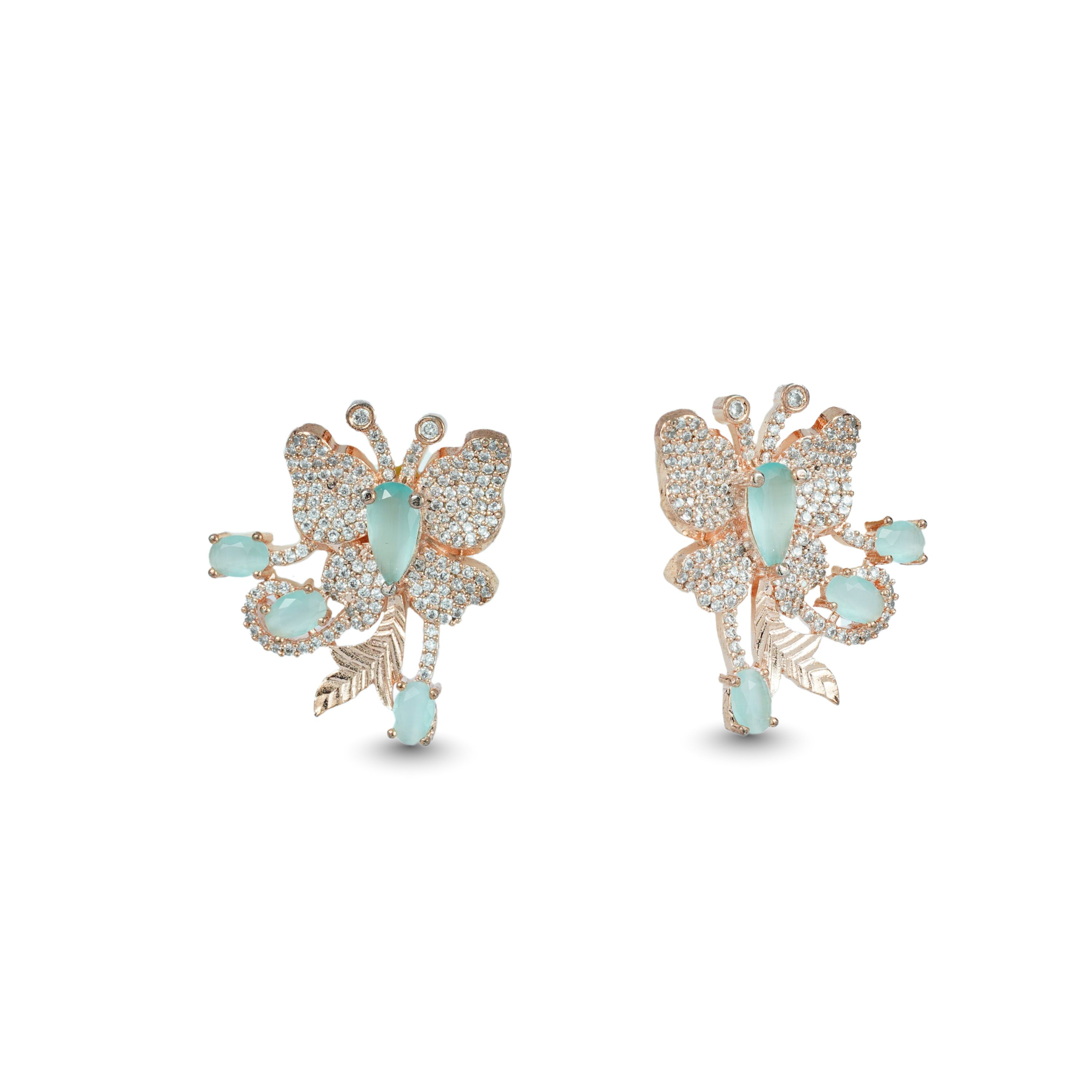 Astral Butterfly | Premium CZ Crystal Earring