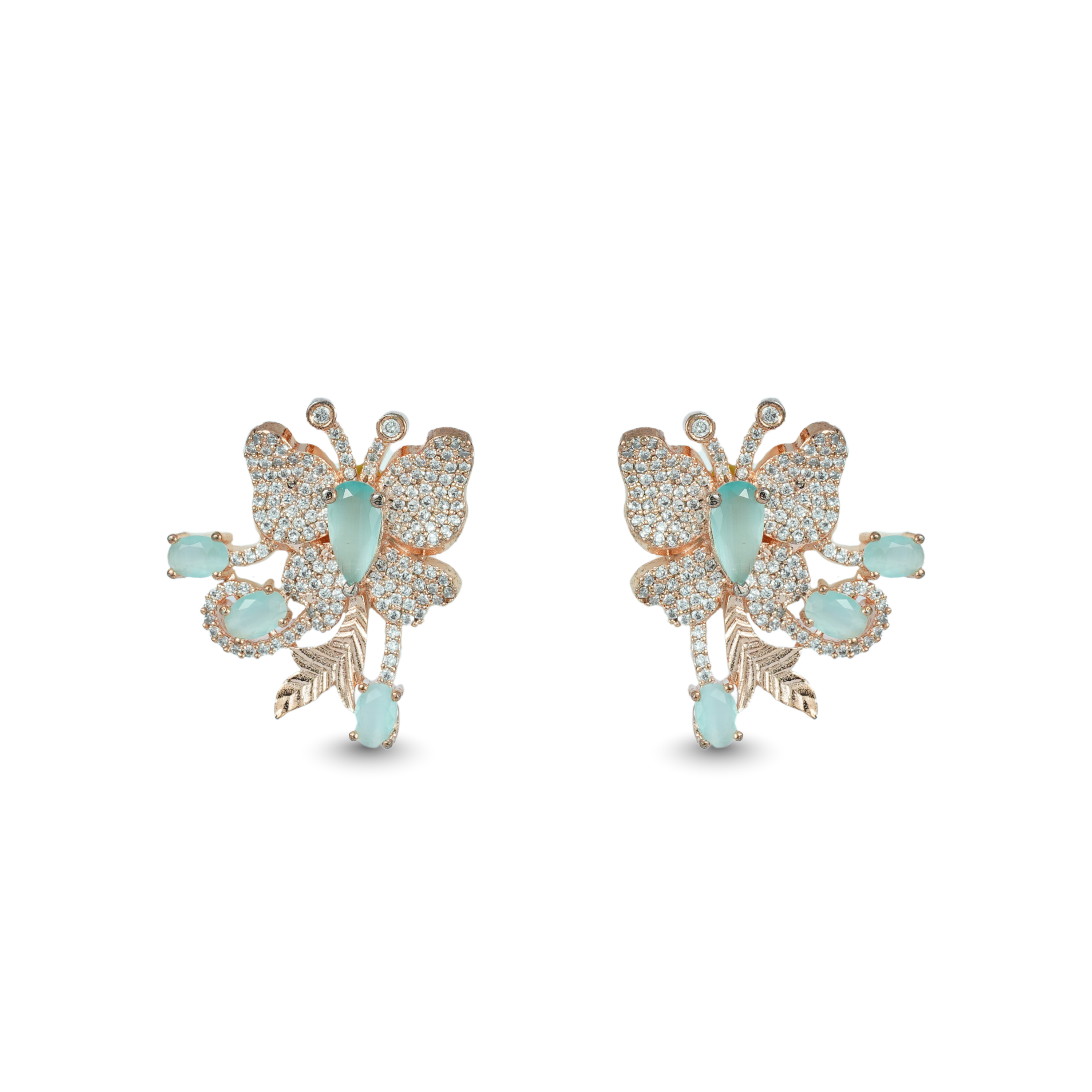 Astral Butterfly | Premium CZ Crystal Earring