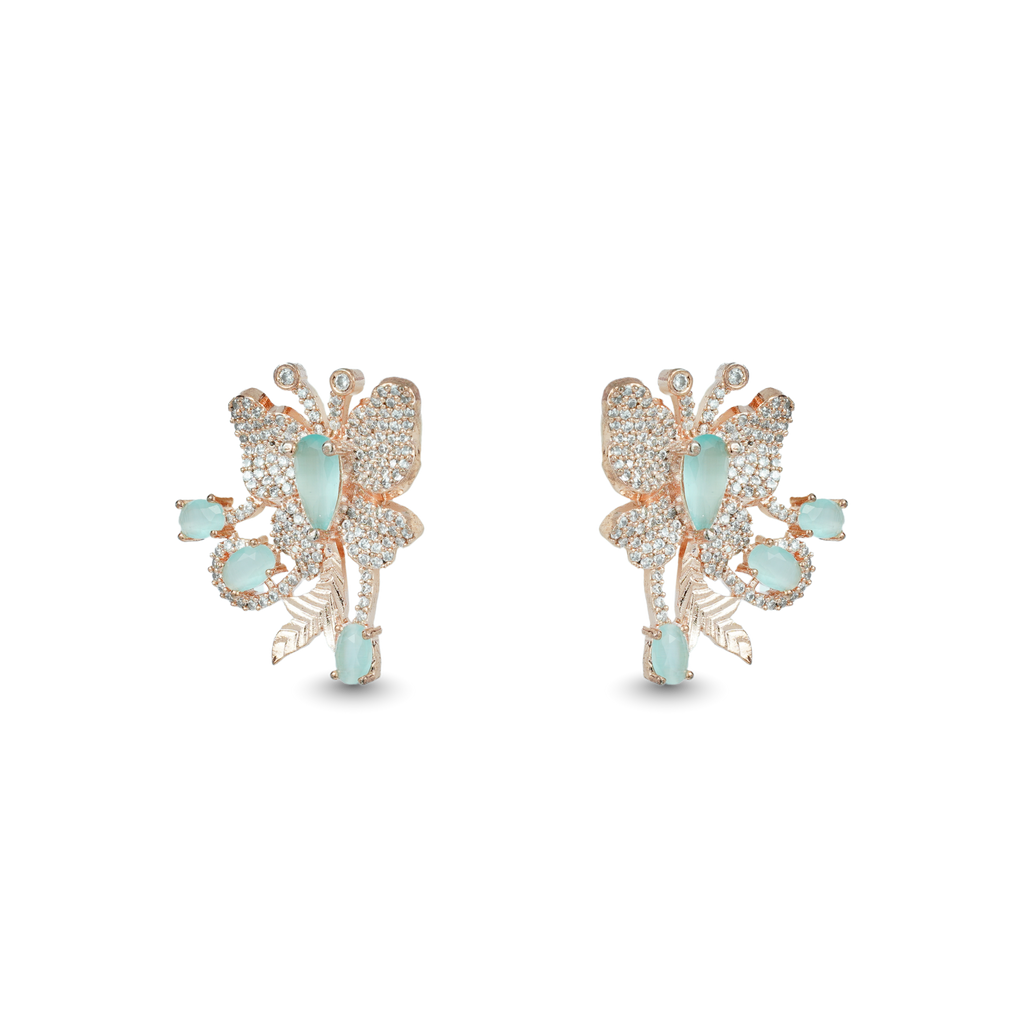 Astral Butterfly | Premium CZ Crystal Earring