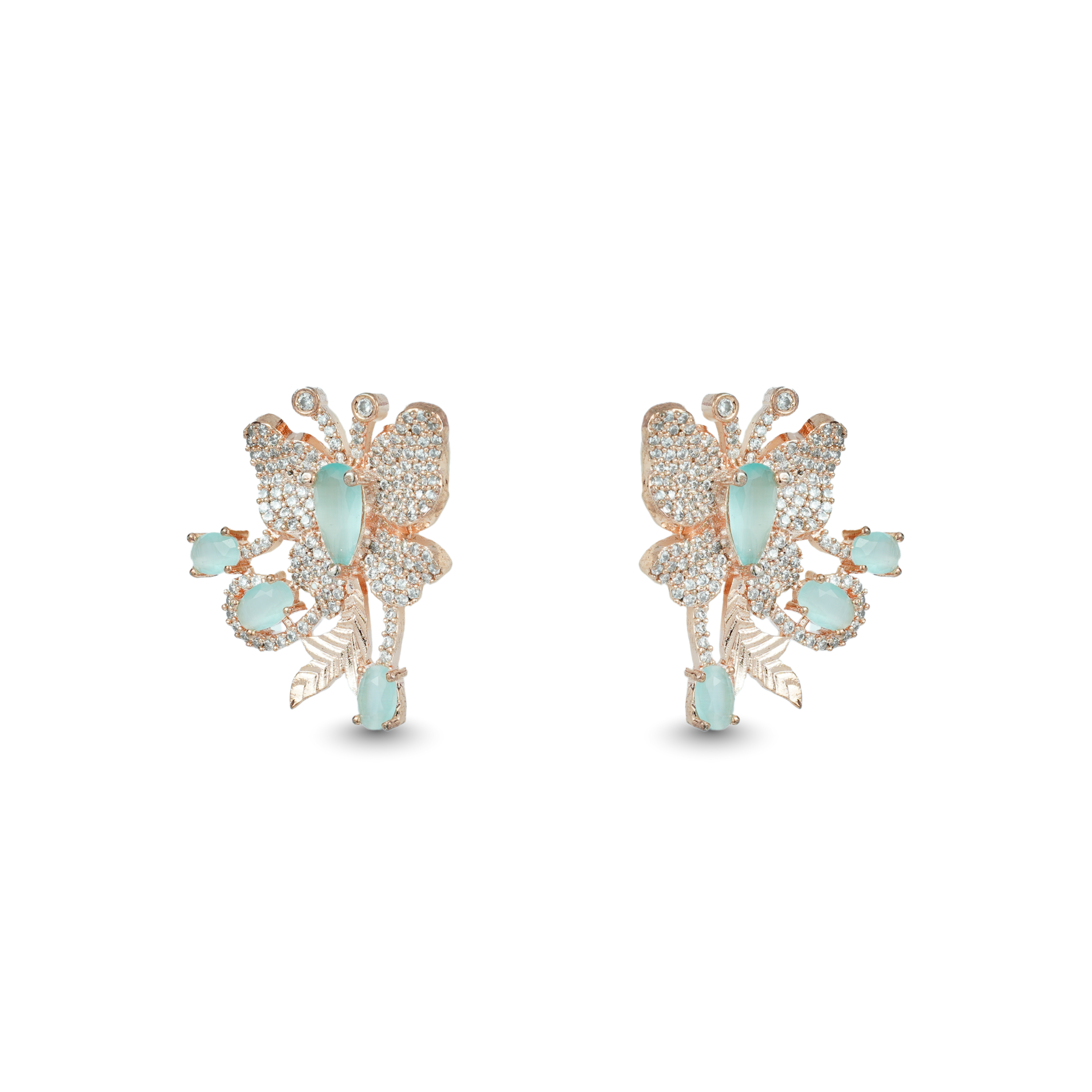 Astral Butterfly | Premium CZ Crystal Earring