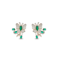 Astral Butterfly | Emerald | Premium CZ Crystal Earring