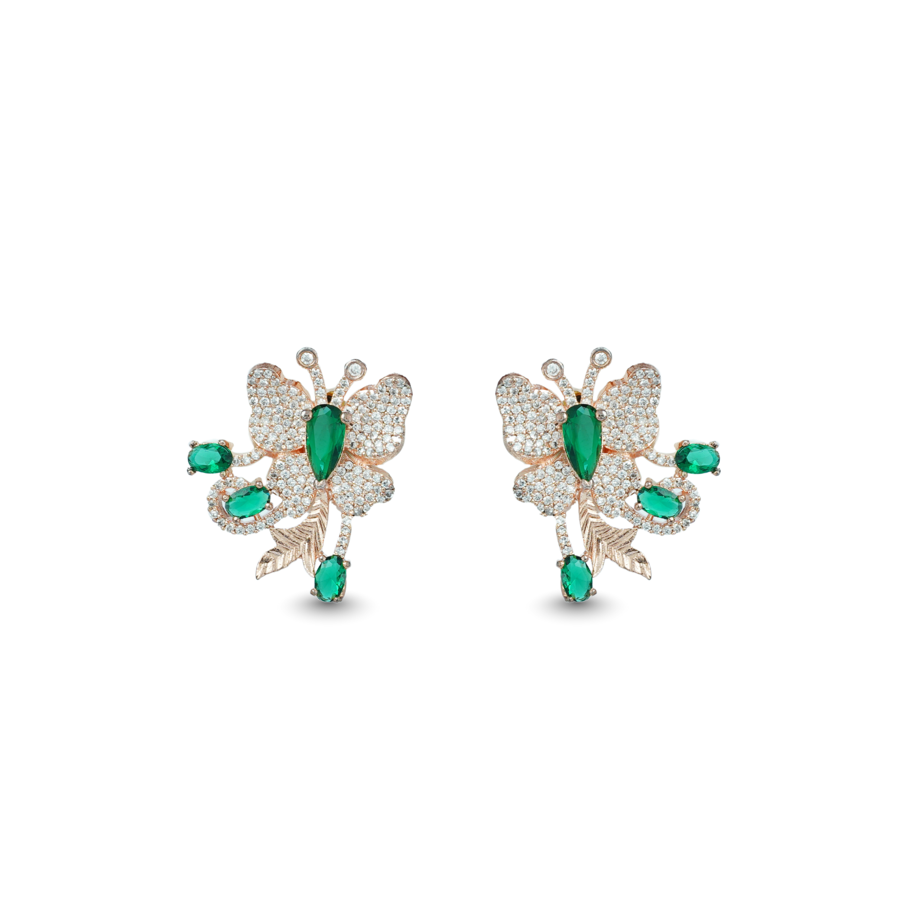 Astral Butterfly | Premium CZ Crystal Earring