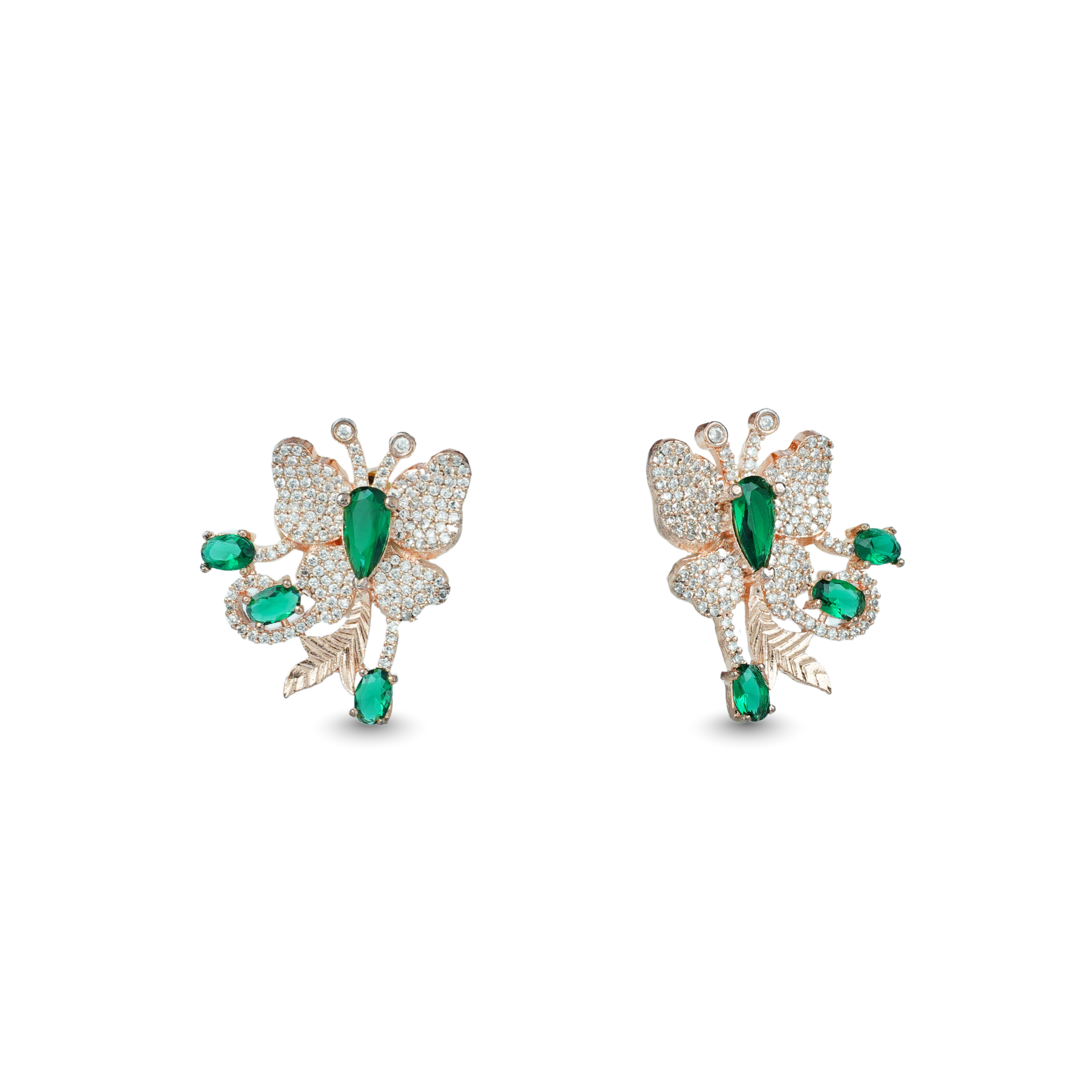 Astral Butterfly | Premium CZ Crystal Earring