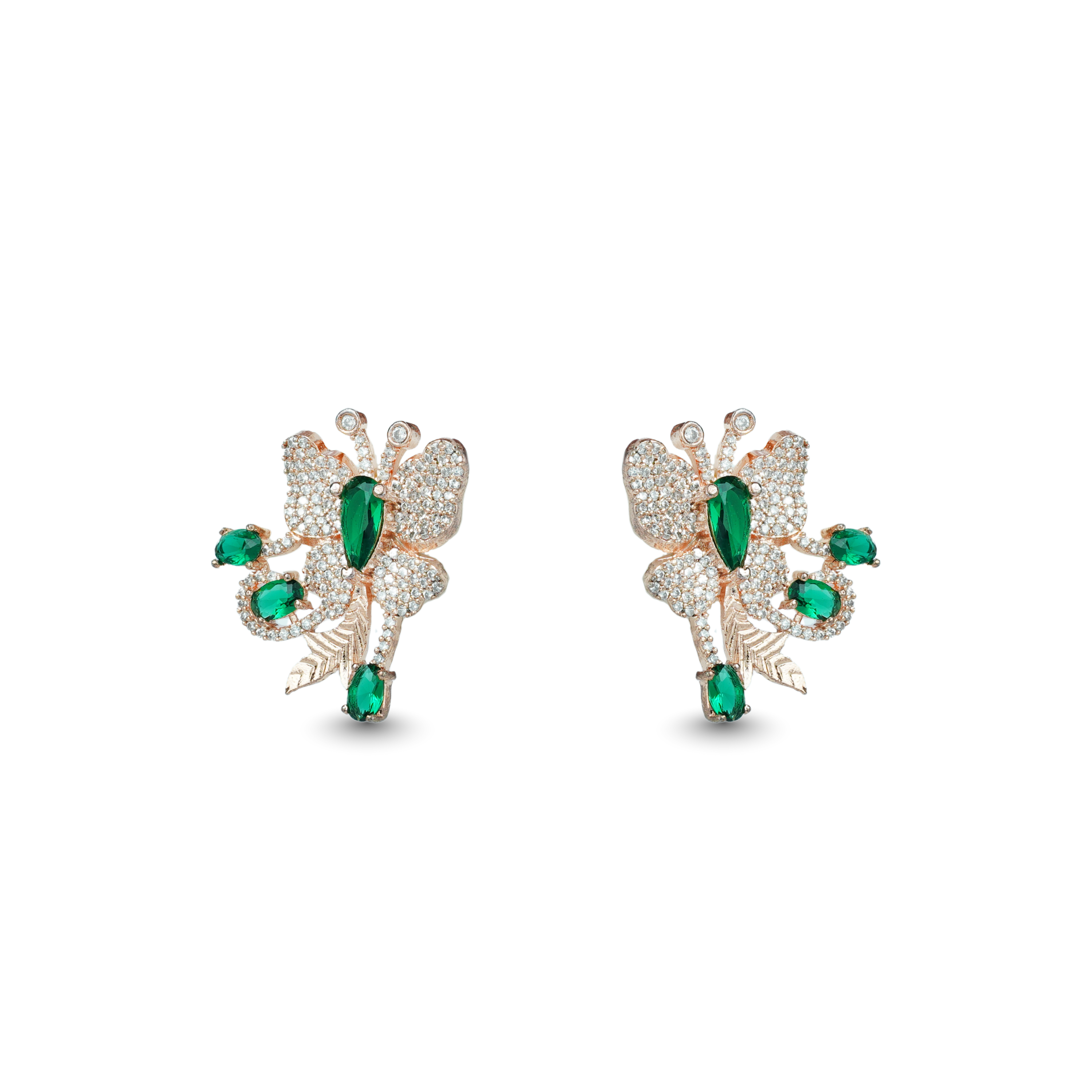 Astral Butterfly | Premium CZ Crystal Earring