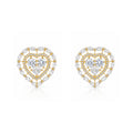 Astral Heart | Dorado | Premium CZ Crystal Earring