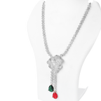 Athereal Rose | Signature CZ Crystal Necklace Set