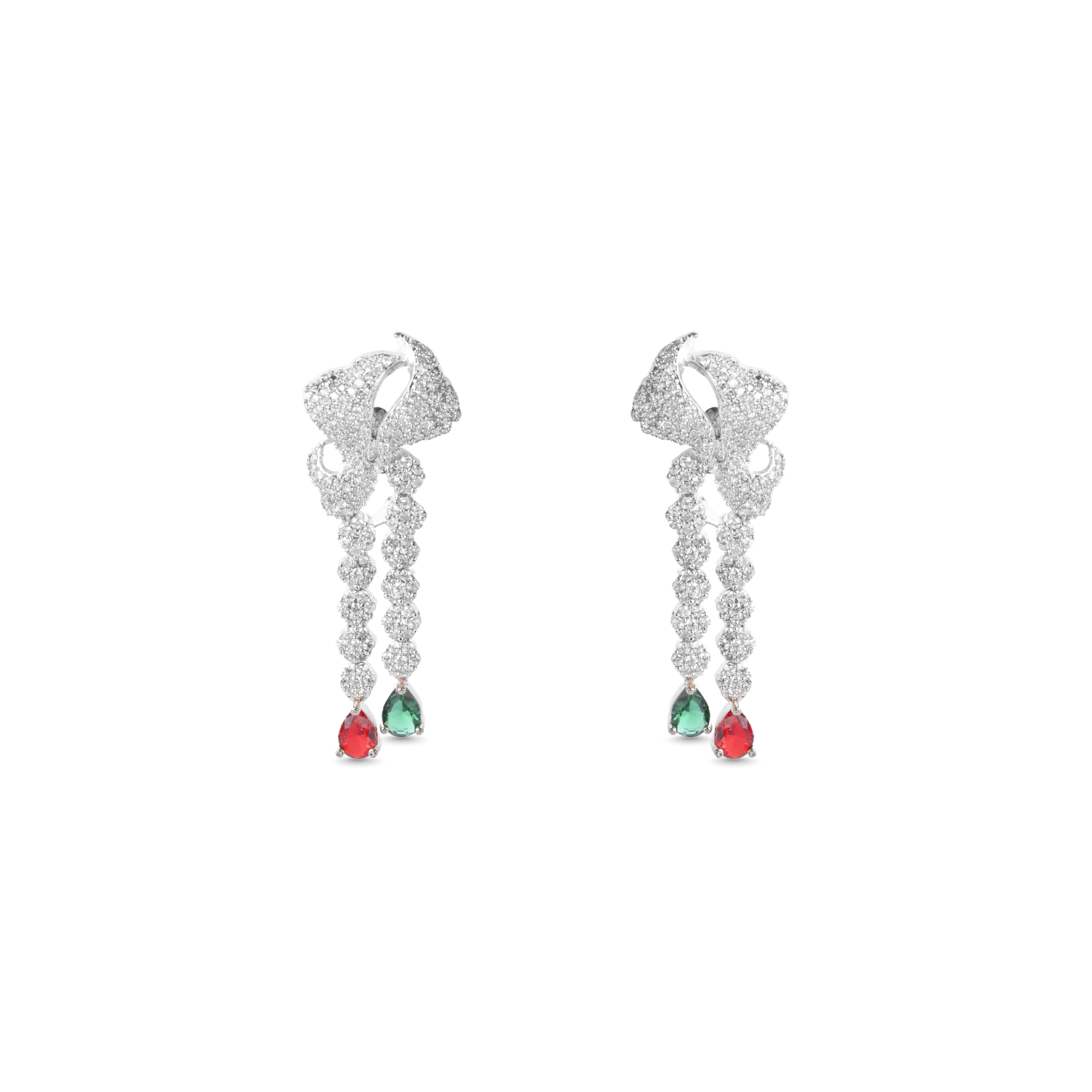 Athereal Rose | Signature CZ Crystal Necklace Set