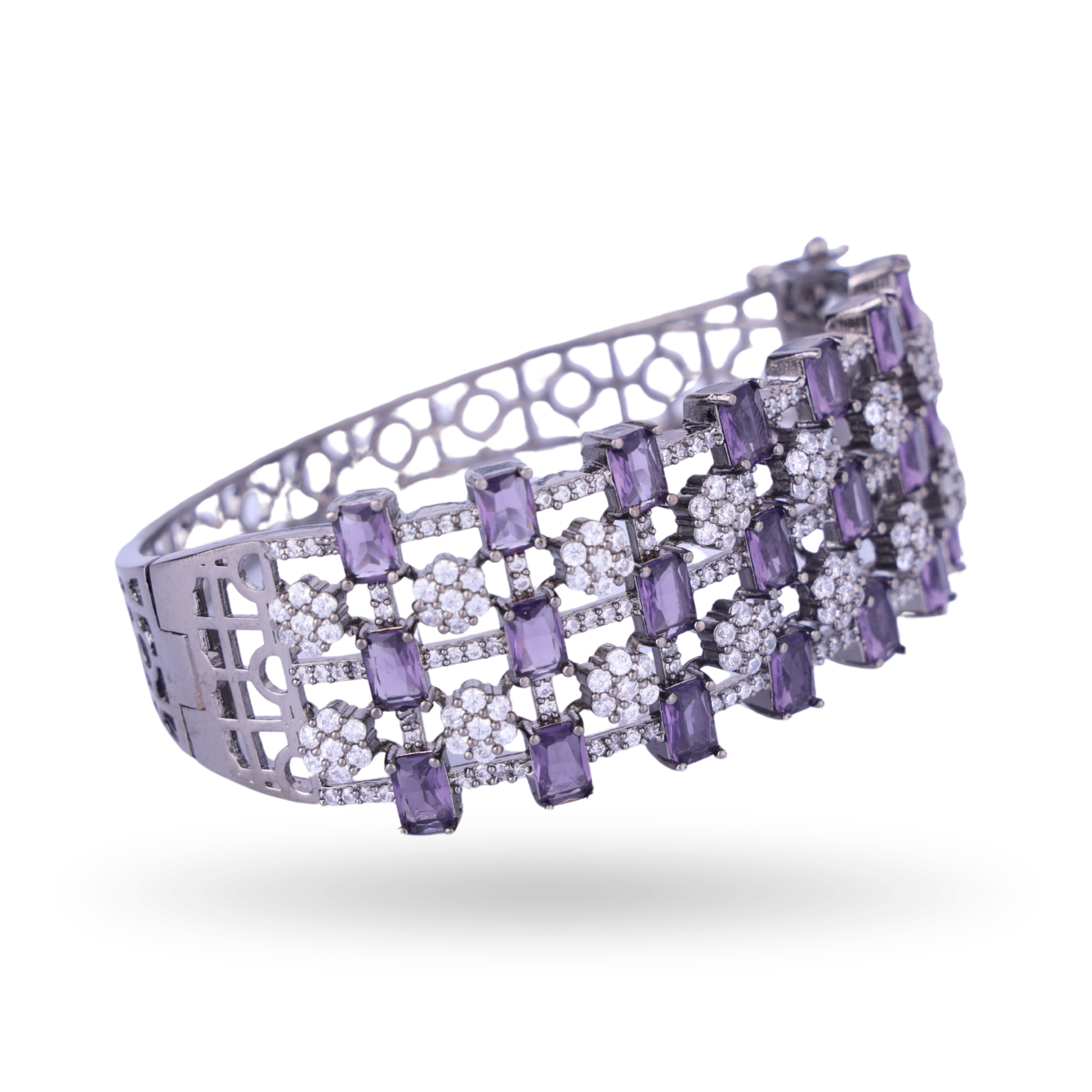 Aurora Swirl | Luxury CZ Crystal Bracelet