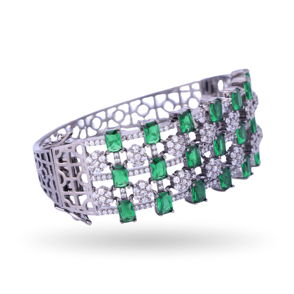 Aurora Swirl | Luxury CZ Crystal Bracelet
