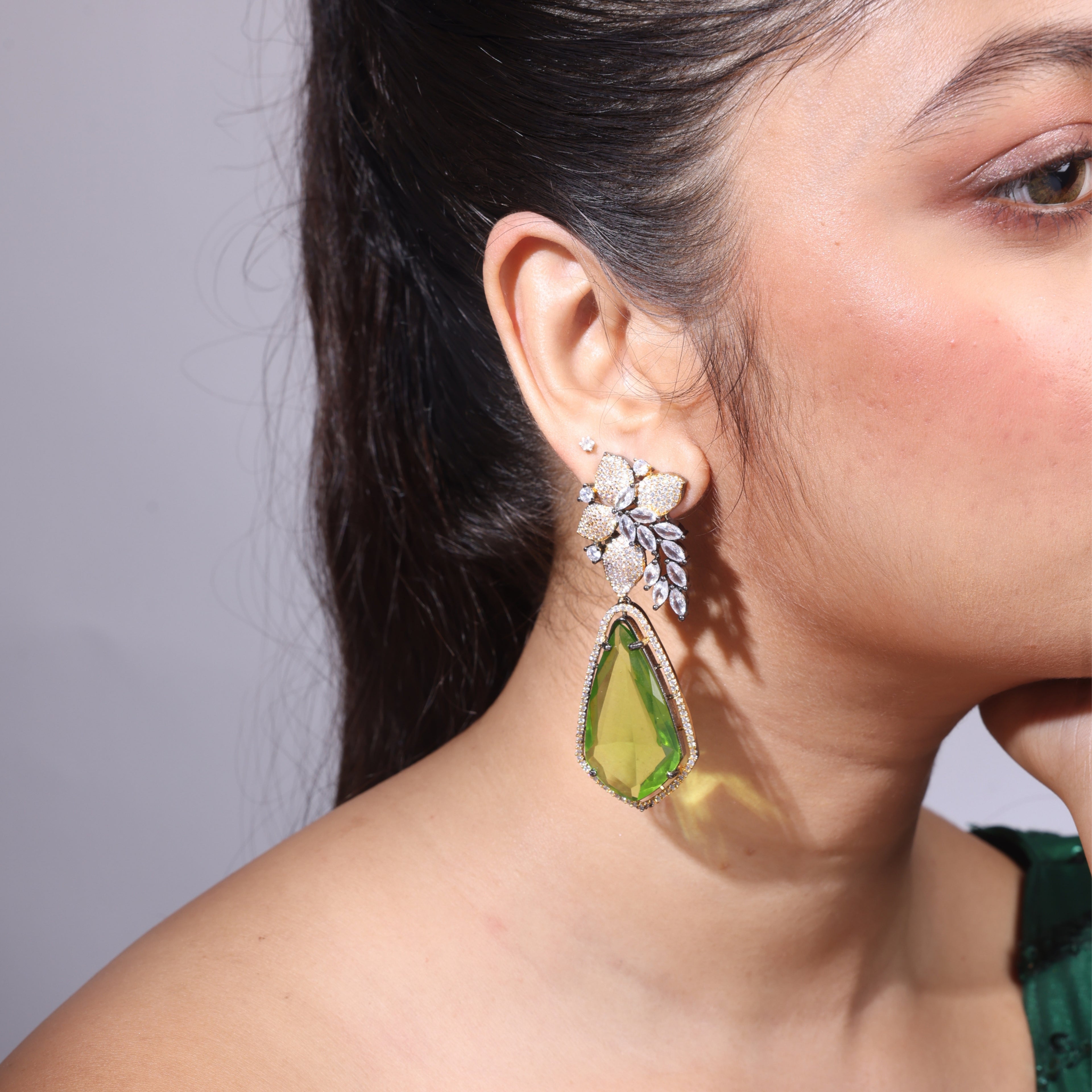 Aurora Amulets | Luxury Doublet Crystal Earring