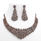 Blackgold Gracias Stand | Luxury CZ Crystal Choker Set