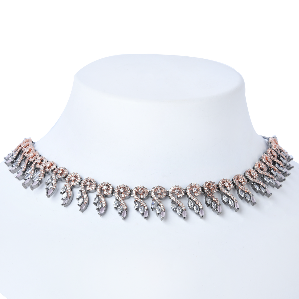 Azure | Premium CZ Crystal Necklace Set