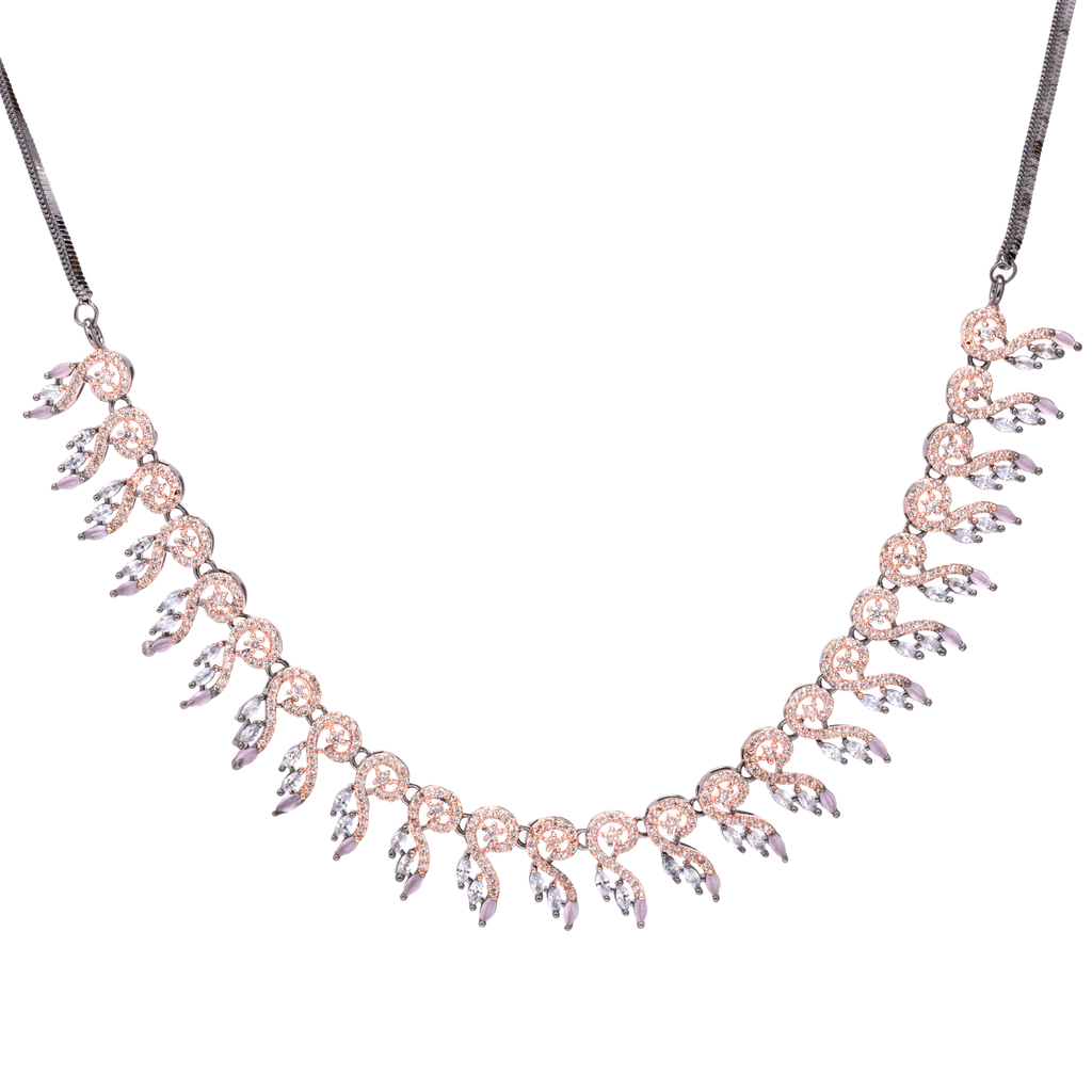 Azure | Premium CZ Crystal Necklace Set