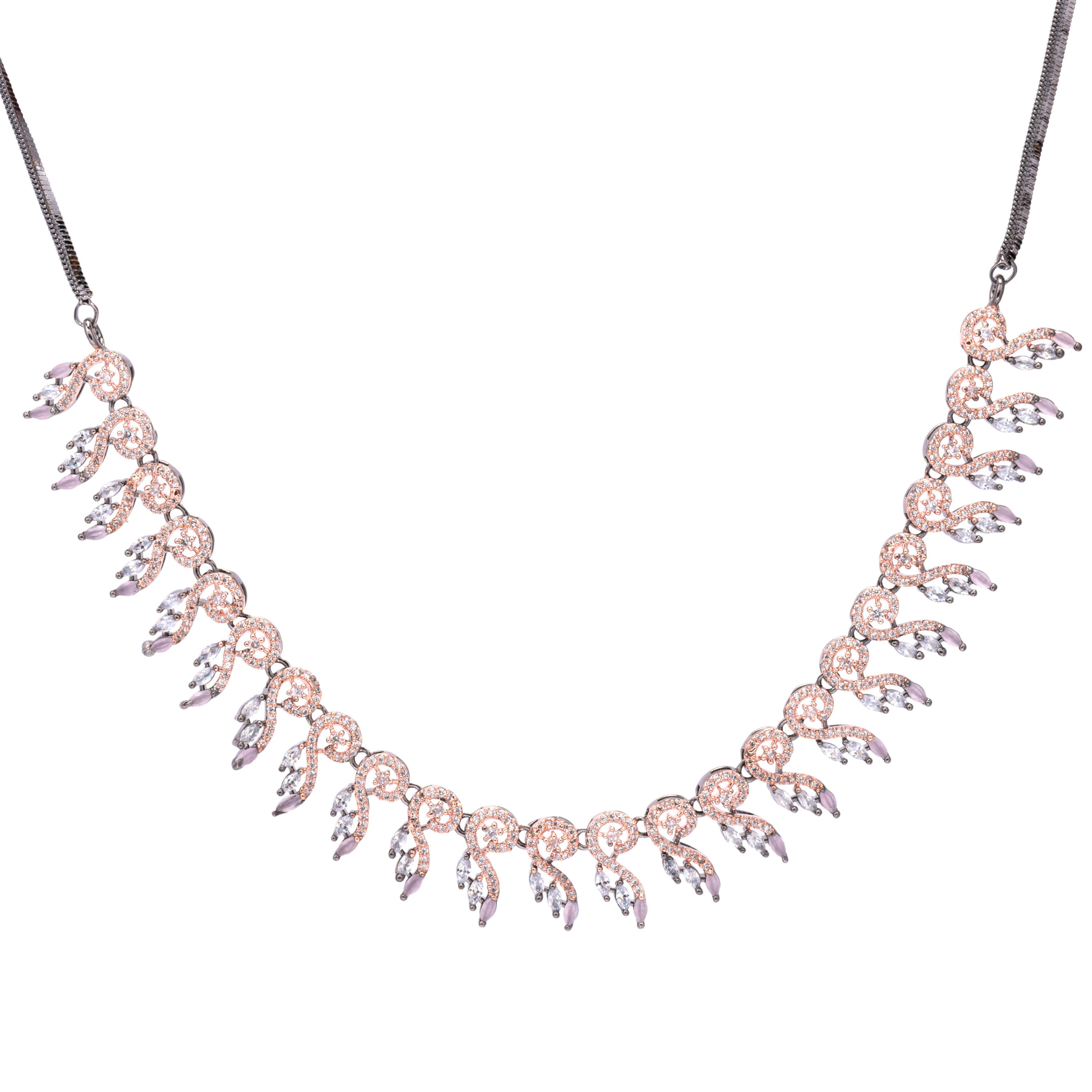 Azure | Premium CZ Crystal Necklace Set