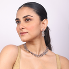 Azure | Premium CZ Crystal Necklace Set