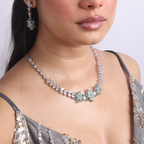 Beauty Gallore | Premium CZ Crystal Necklace Set