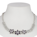 Beauty Gallore | Tanzanite | Premium CZ Crystal Necklace Set