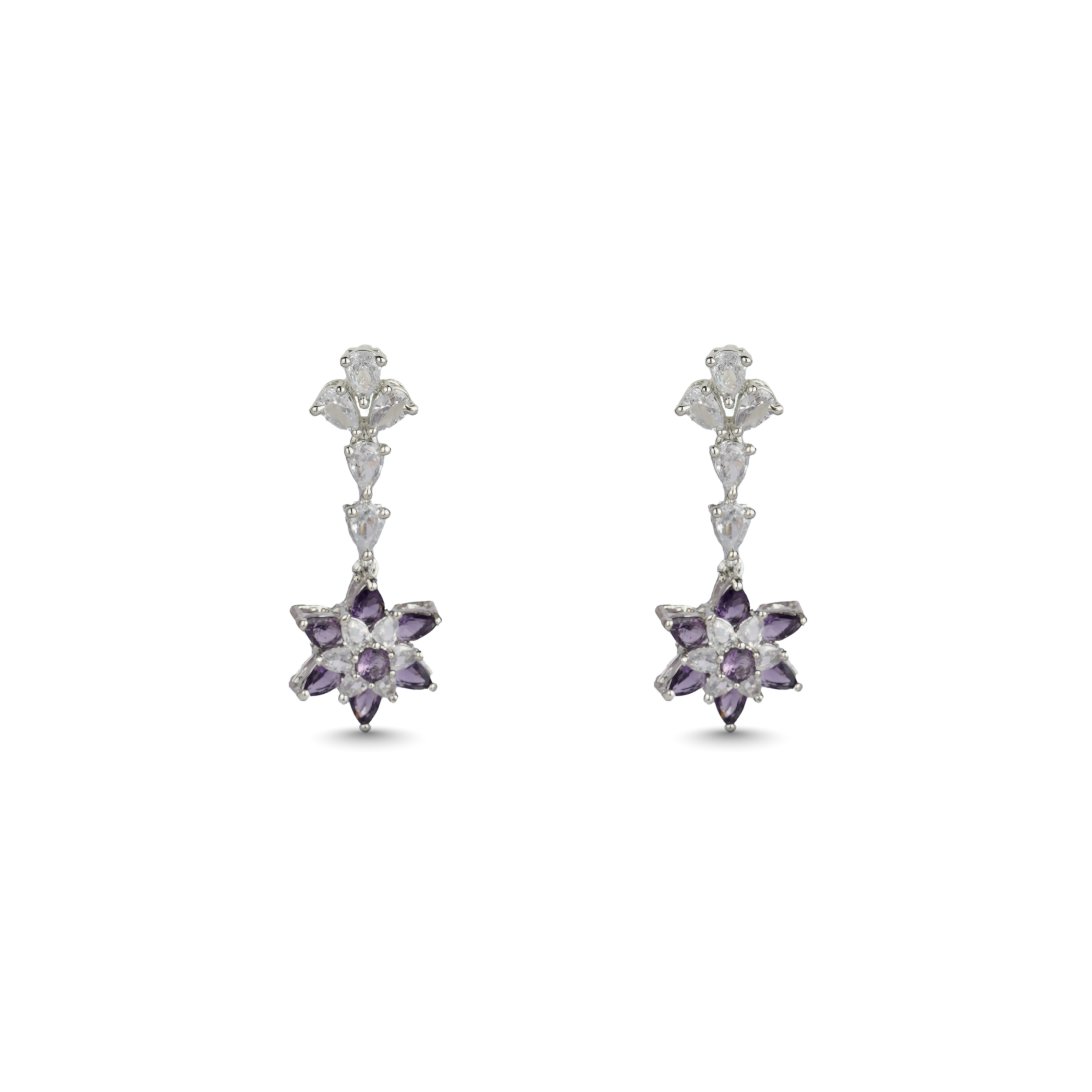 Beauty Gallore | Premium CZ Crystal Necklace Set