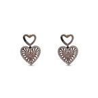 Blushing Heart Mark | Luxury CZ Crystal Necklace Set