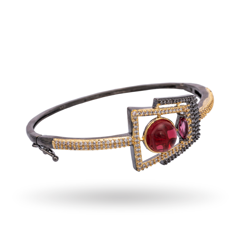 Luxe Cabochon | Signature CZ Crystal Bracelet