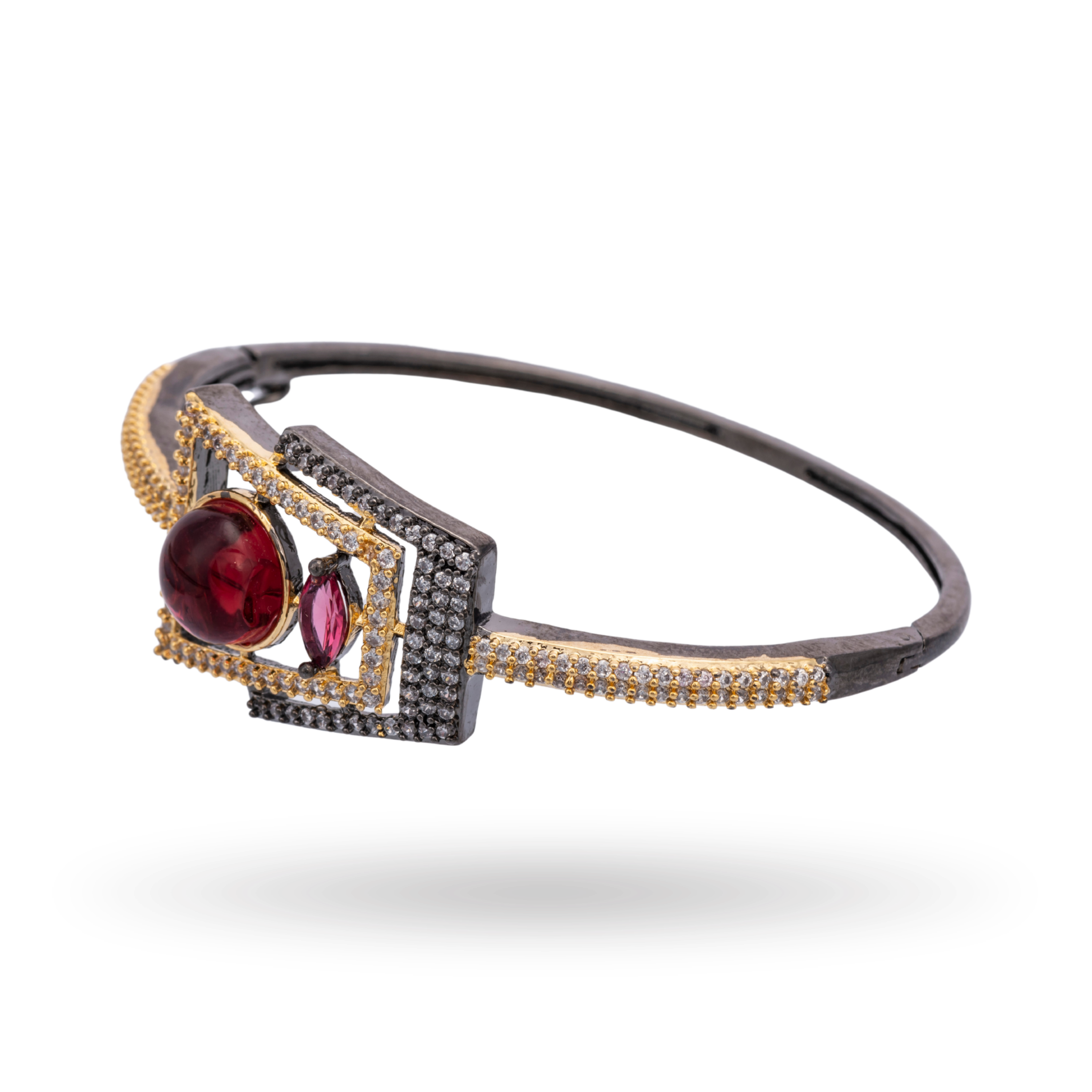 Luxe Cabochon | Signature CZ Crystal Bracelet
