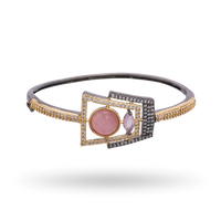Luxe Cabochon | Baby Pink | Signature CZ Crystal Bracelet