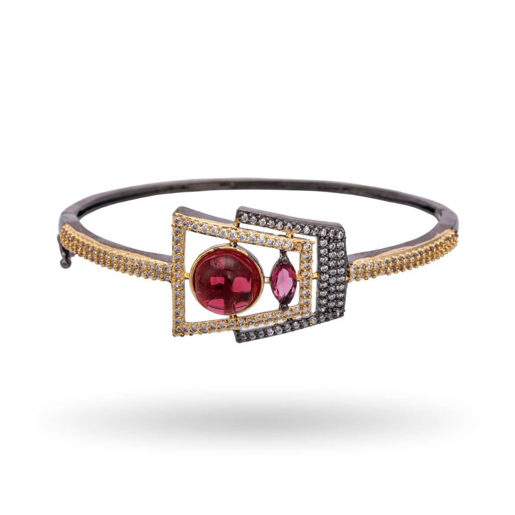 Luxe Cabochon | Signature CZ Crystal Bracelet