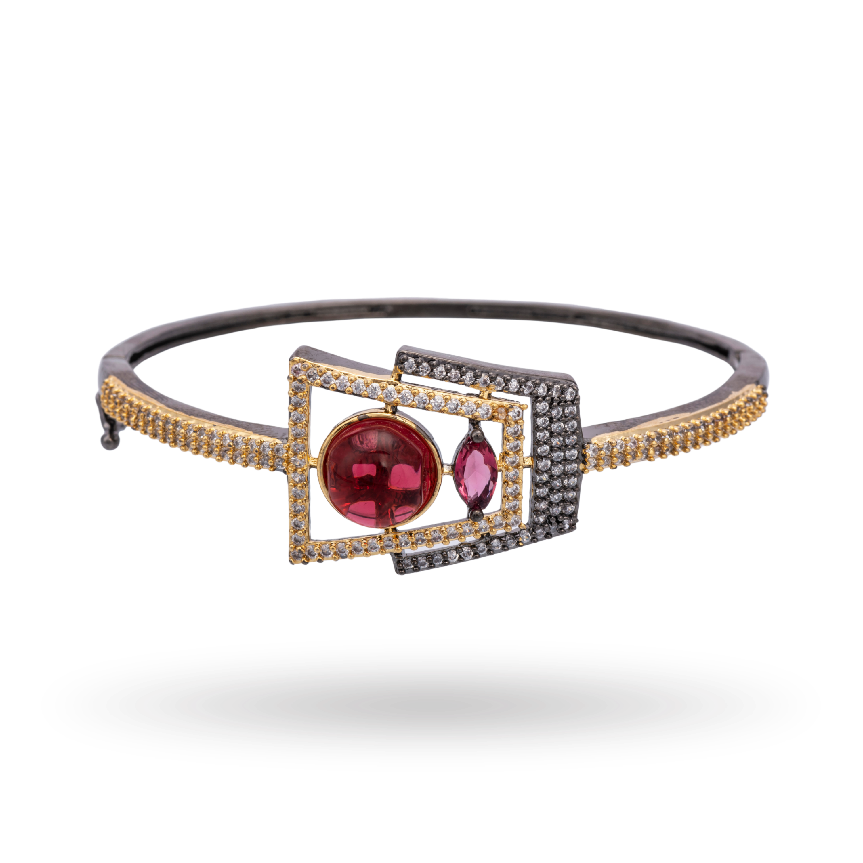 Luxe Cabochon | Signature CZ Crystal Bracelet