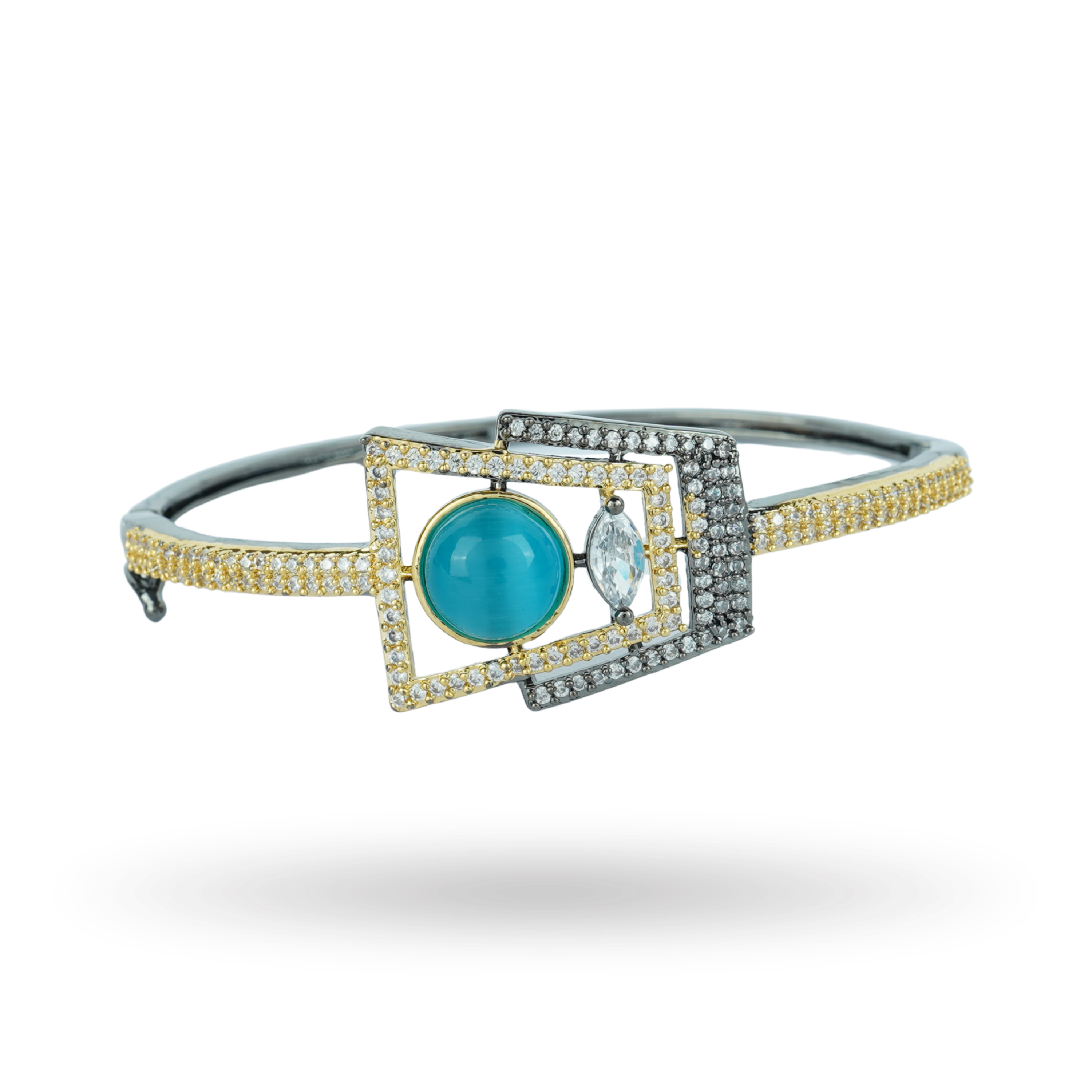 Luxe Cabochon | Signature CZ Crystal Bracelet