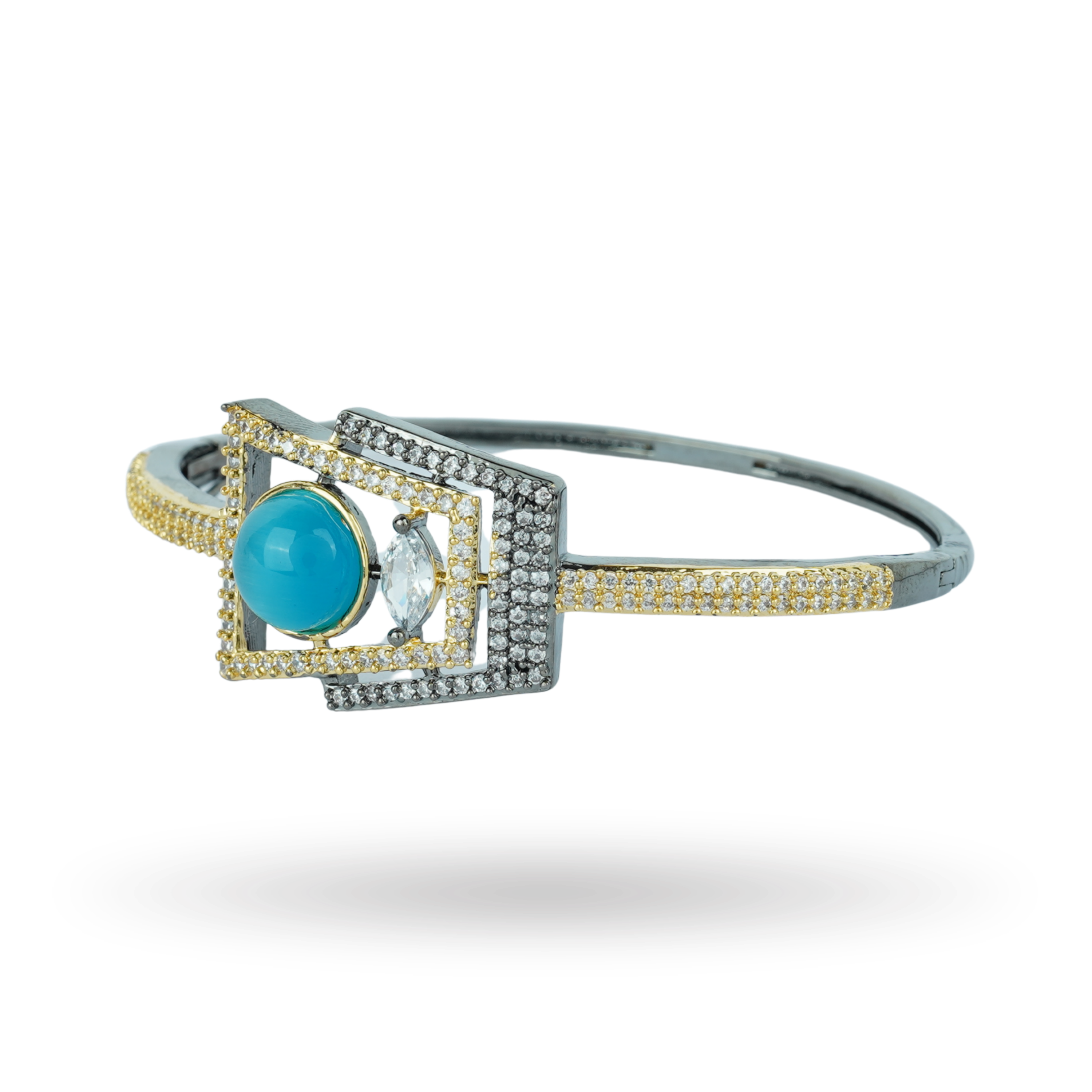 Luxe Cabochon | Signature CZ Crystal Bracelet