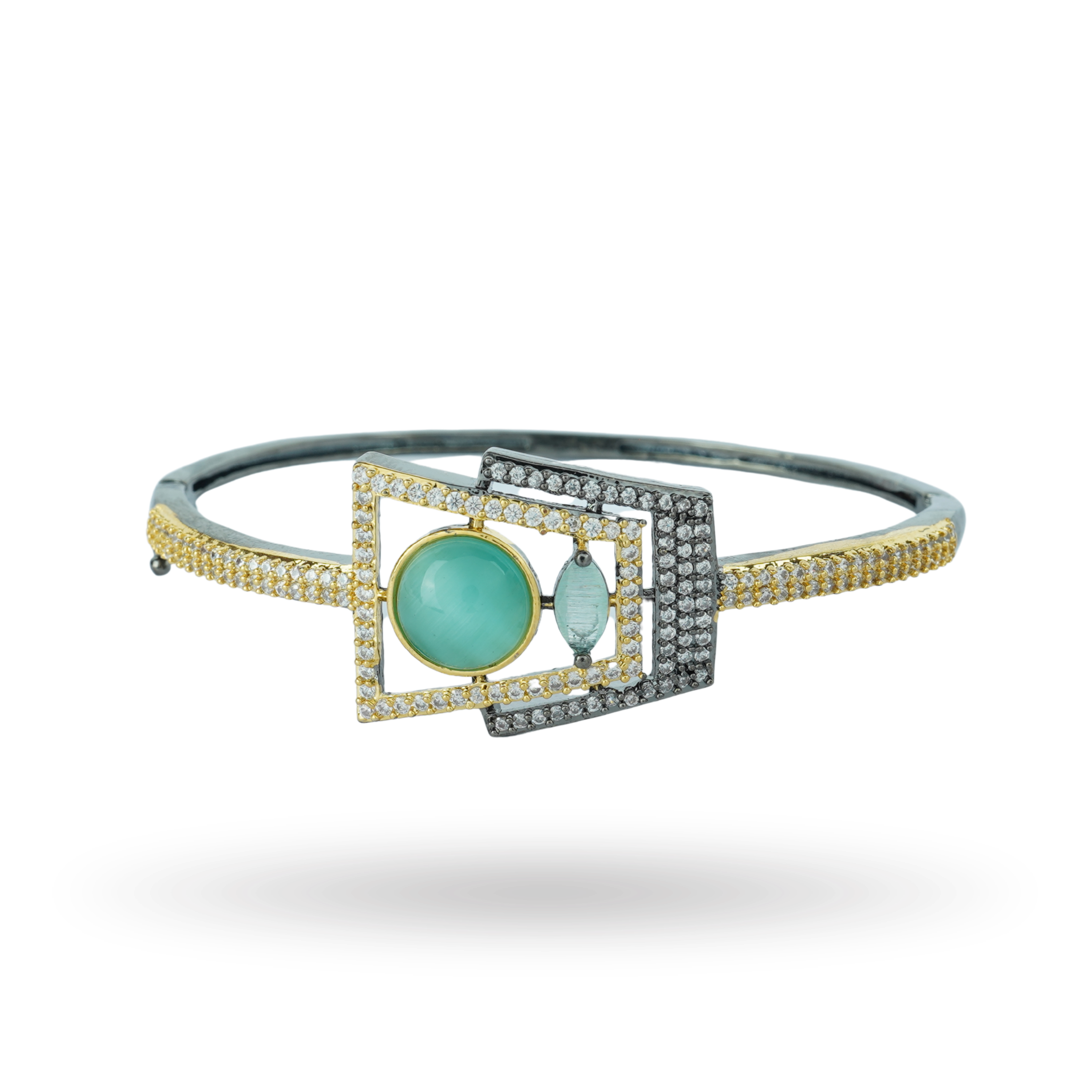 Luxe Cabochon | Signature CZ Crystal Bracelet