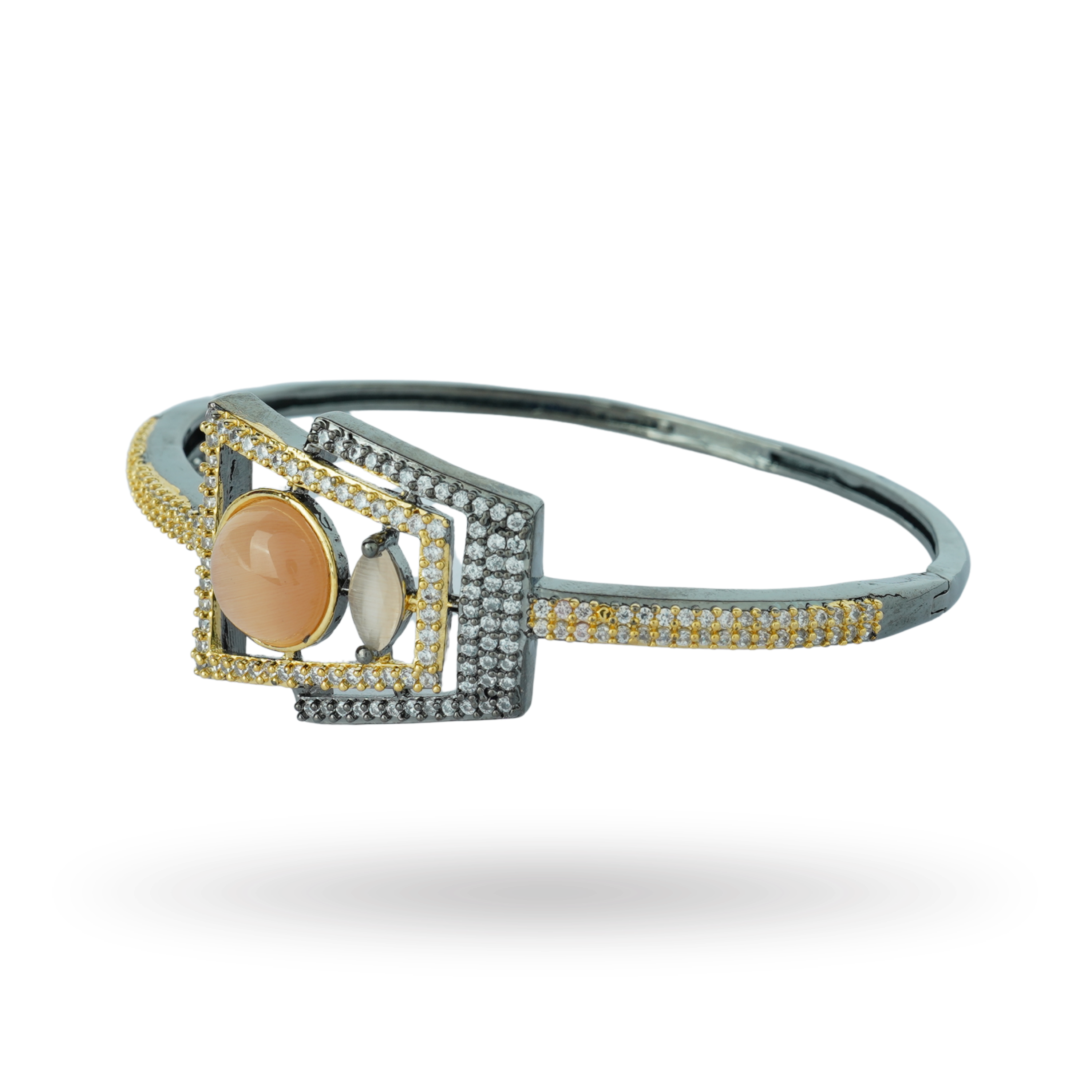Luxe Cabochon | Signature CZ Crystal Bracelet