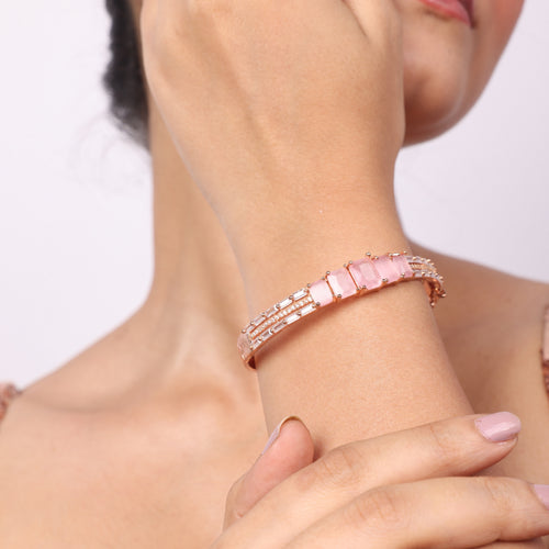 Candid Beads | Rose Rhapsody | Premium CZ Crystal Bracelet
