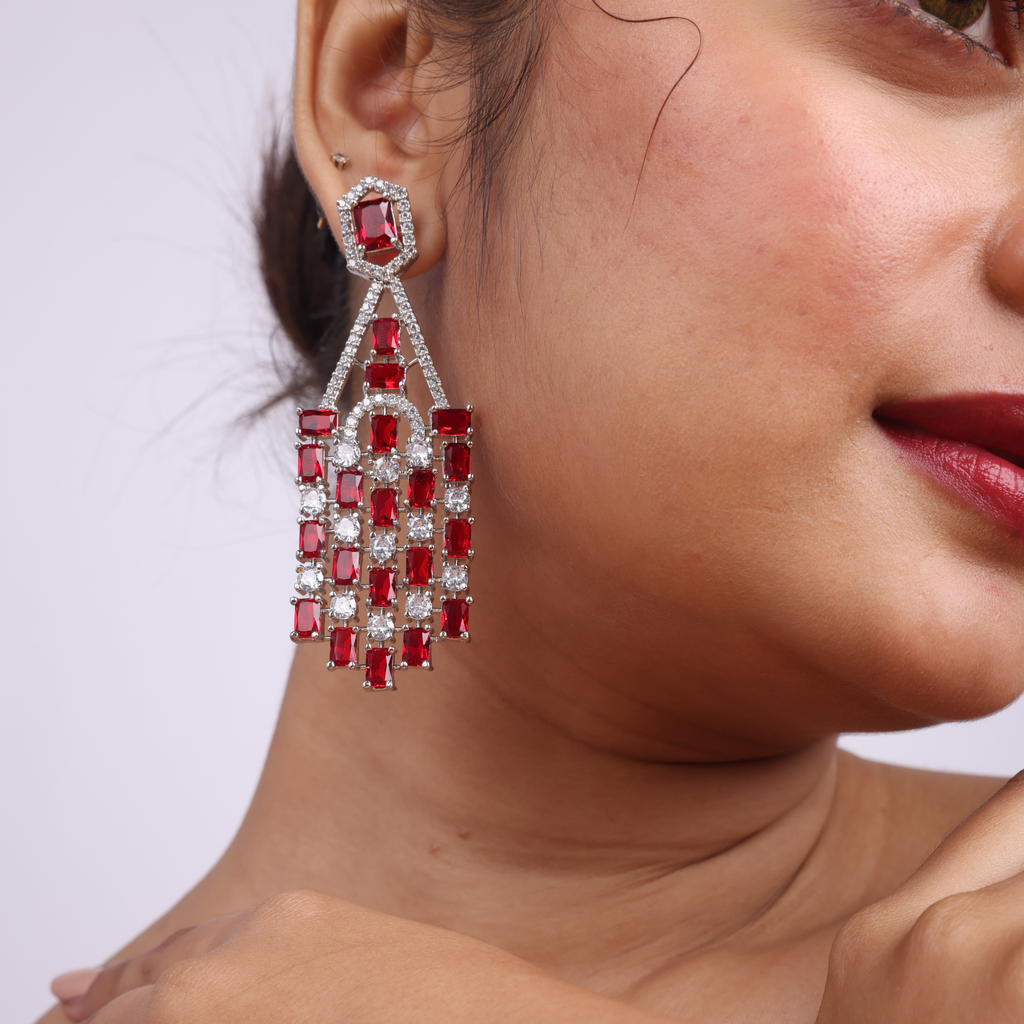 Carmesi | Luxury CZ Crystal Earring