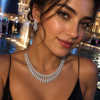 Heavenly Jade | Silverene | Premium CZ Crystal Necklace Set