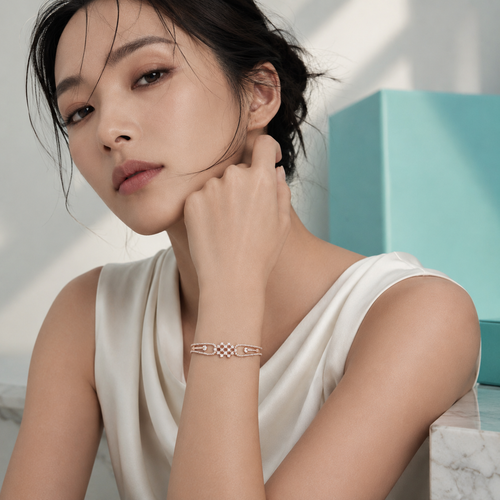 Aventa | Rose Gold Plated | Premium CZ Crystal Bracelet