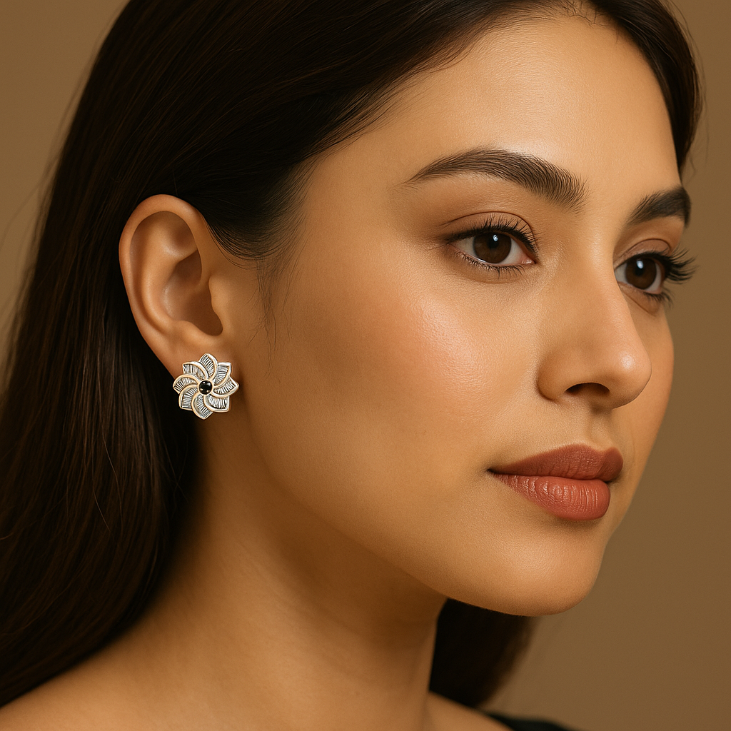 Goldsil | Premium CZ Crystal Earring