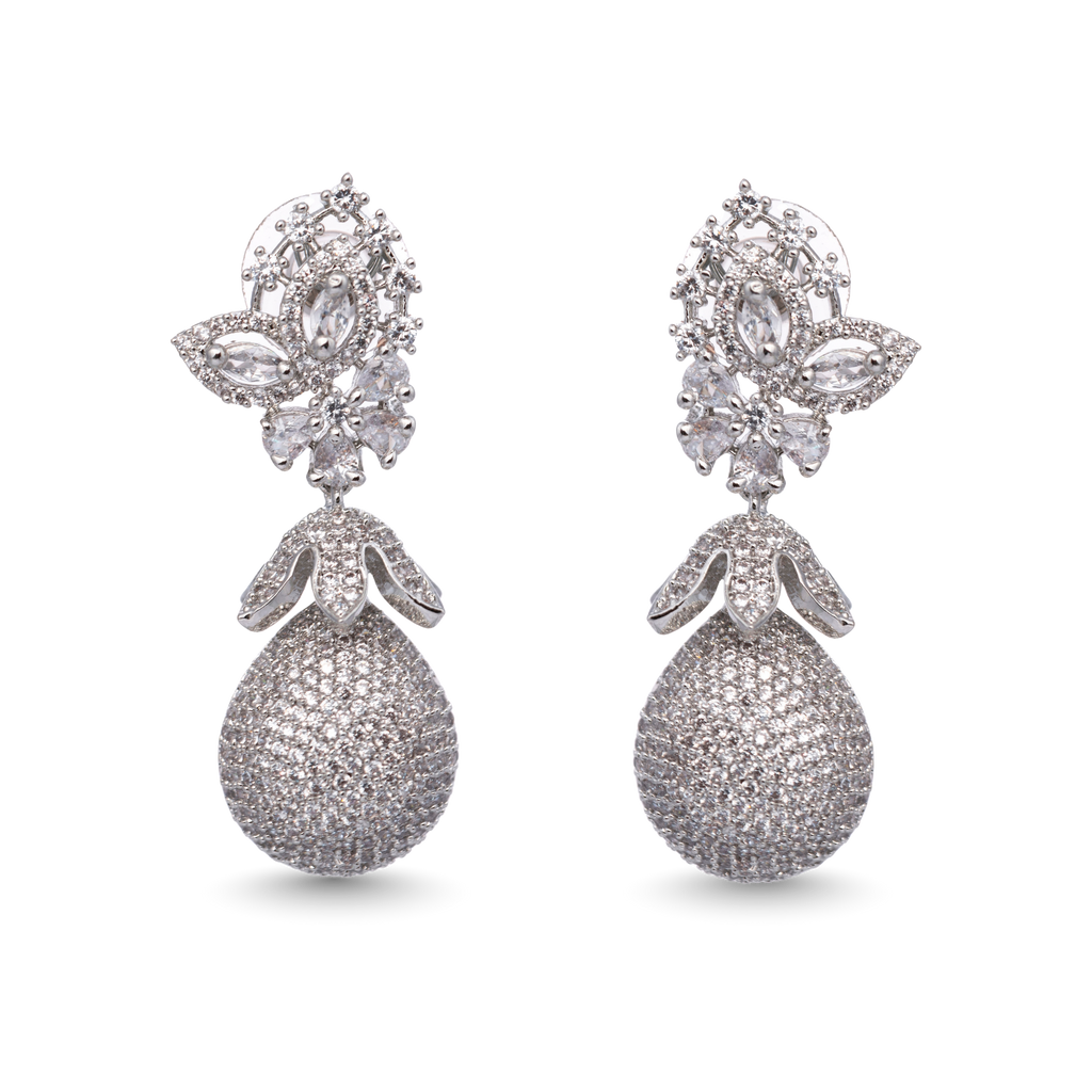 Chic Cascade | Luxury CZ Crystal Earring