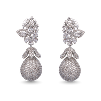 Chic Cascade | Silverene | Luxury CZ Crystal Earring
