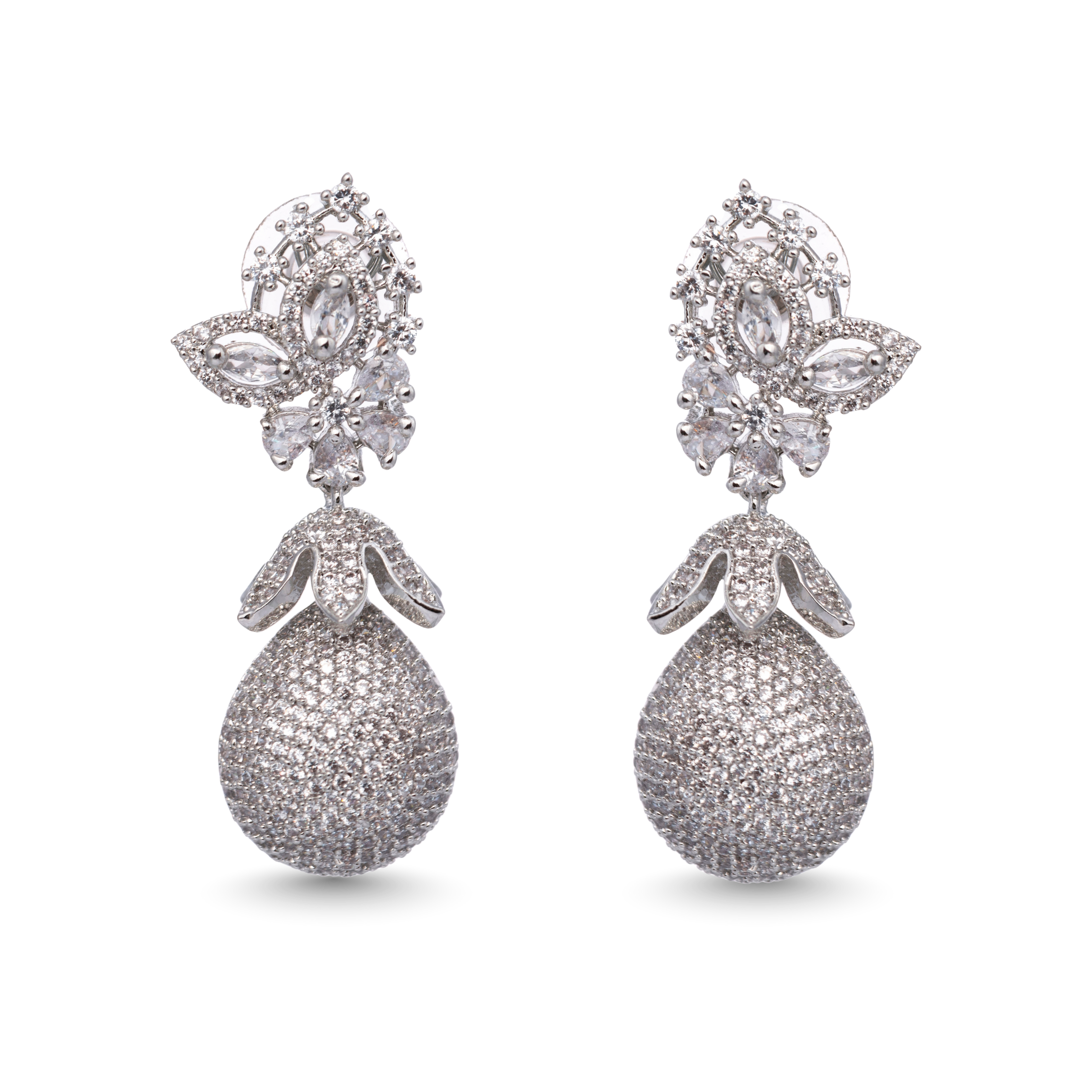 Chic Cascade | Luxury CZ Crystal Earring